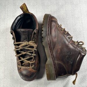 Dr. Martens Distressed Brown Leather Boots